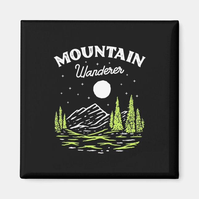 Imán Wanderer de la montaña (Frente)