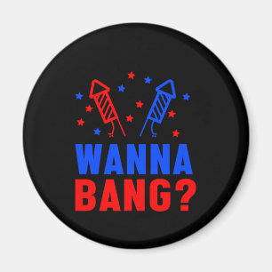Imán Wanna Bang Fuegos artificiales Pirotécnico Regalo