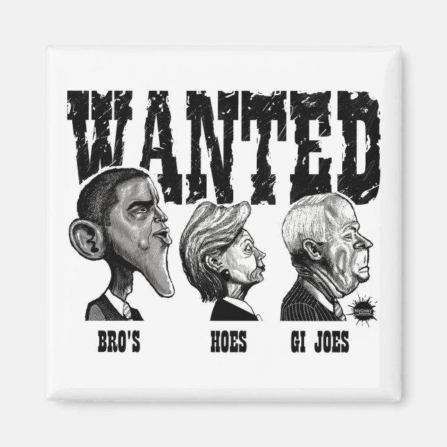 Imán WANTED-POSTER Magnet (Frente)