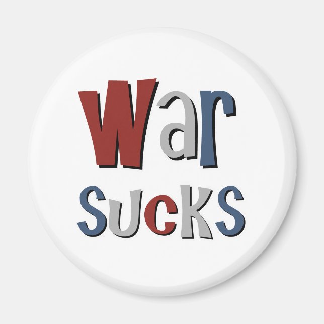 Imán War Sucks (Frente)