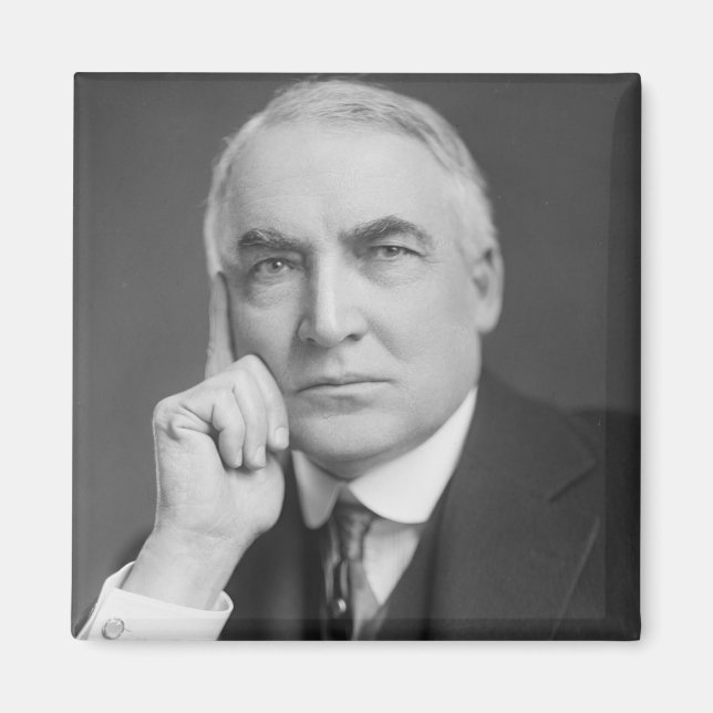 Imán Warren G. Harding (Frente)