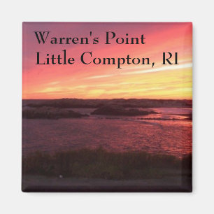 Imán Warren's Point Beach Sunset, Little Compton, RI