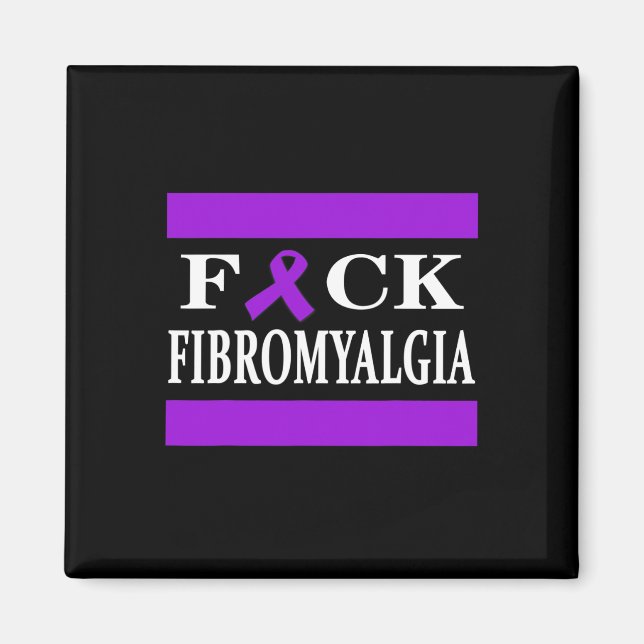 Imán Warrior Awareness Purple Ribbon Gift (Frente)