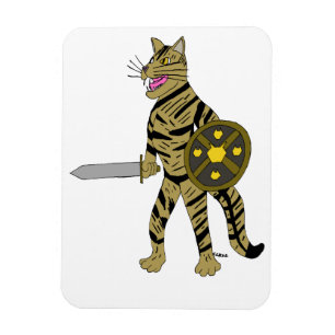 Imán Warrior Cat 