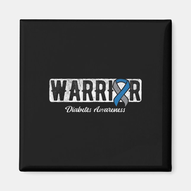 Imán Warrior Diabetes Awareness  (Frente)