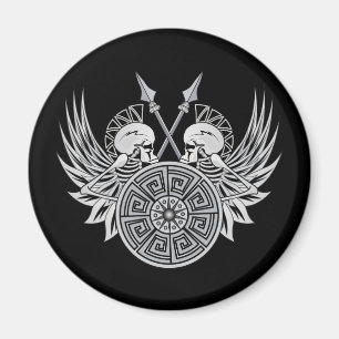 Imán Warrior Skulls