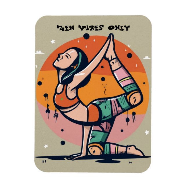 Imán Warrior Zen Personalizado (Vertical)