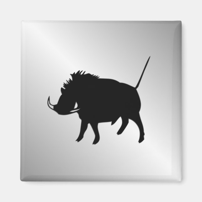 Imán Wart Hog Silver (Frente)