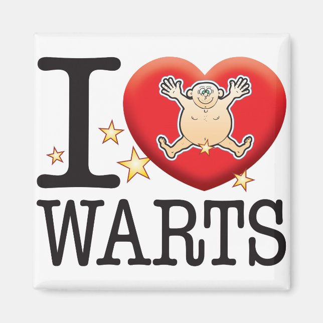 Imán Warts Love Man (Frente)
