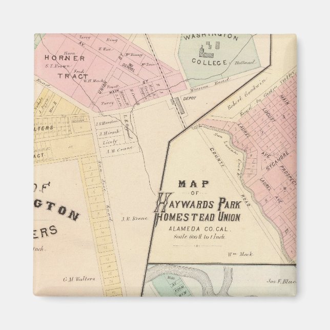 Imán Wash Corners, Haywards Park, Niles, Pleasanton (Frente)