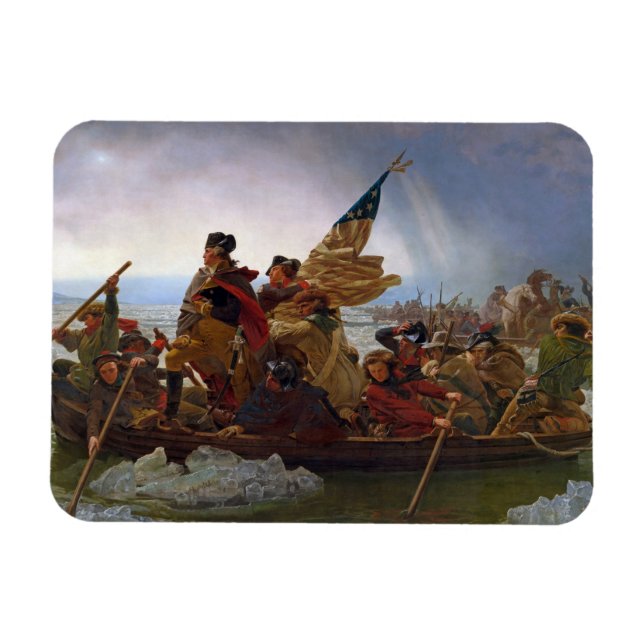 Imán Washington cruza el río Delaware (Horizontal)