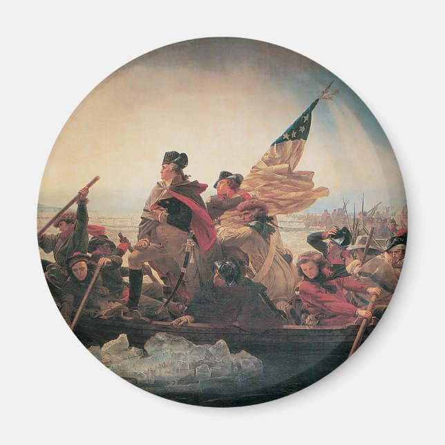 Imán Washington cruzando el Delaware de Emanuel Leutze (Frente)