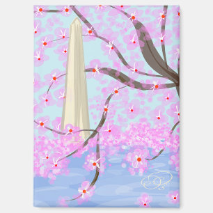 Imán Washington, D.C./Cherry Blossom Magnet