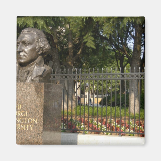Imán Washington, DC, estatua de George Washington, El (Frente)