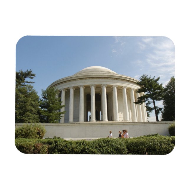 Imán Washington, DC. Monumento a Thomas Jefferson (Horizontal)