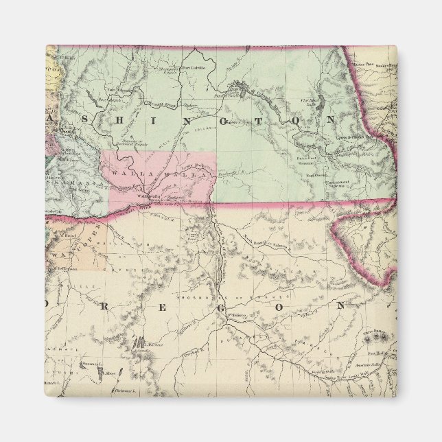 Imán Washington Y Oregón (Frente)