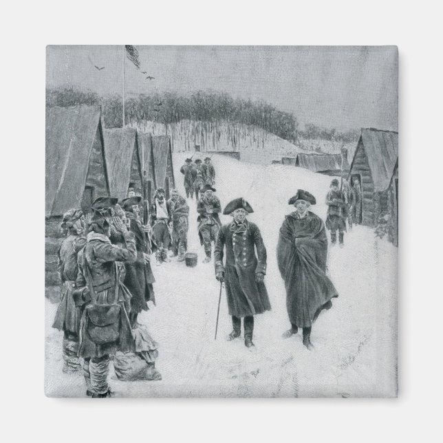 Imán Washington y Steuben en Valley Forge (Frente)