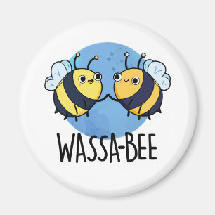 Imán Wassabee Funny Wasabi Bee Pun