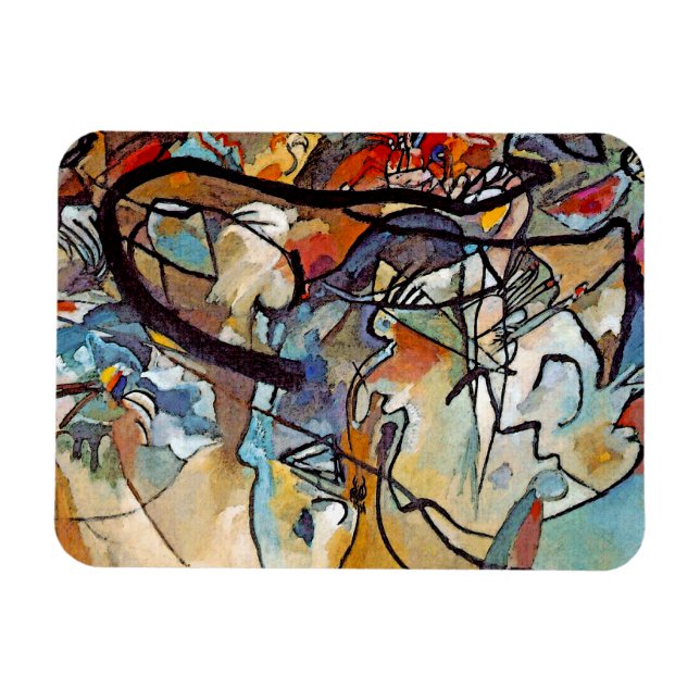 Imán Wassily Kandinsky - arte abstracto de la (Horizontal)