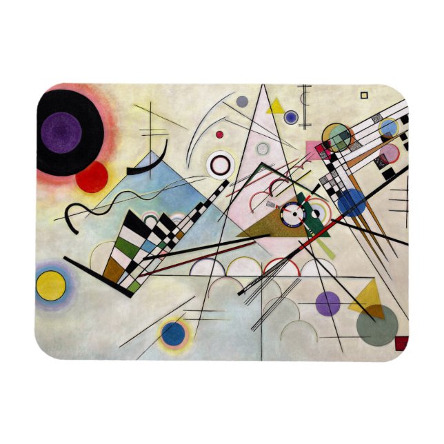 Imán WASSILY KANDINSKY - Composición VIII 1923 (Horizontal)
