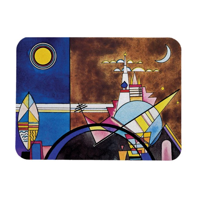 Imán Wassily Kandinsky - Gran Puerta De Kiev Abstracto (Horizontal)
