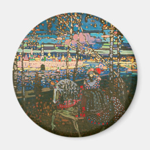 Imán Wassily Kandinsky La Pareja Montada Arte Ruso