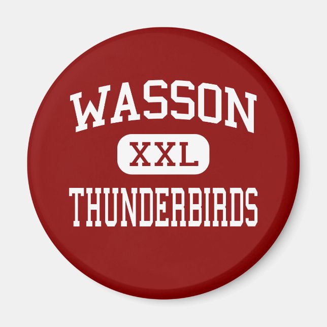 Imán Wasson - Thunderbirds - High - Colorado Springs (Frente)