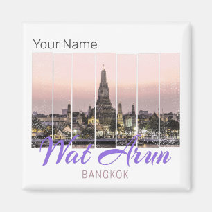 Imán Wat Arun Temple Bangkok Souvenir Sunset