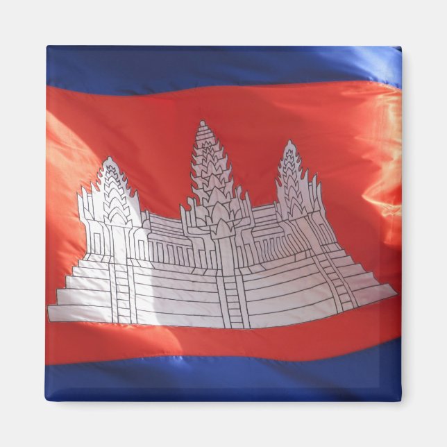 Imán wat de bandera camboya (Frente)