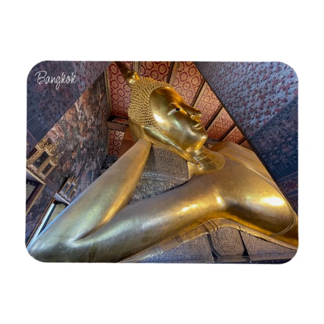 Imán wat pho reclining buddha (Horizontal)