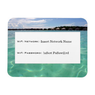Imán water bungalows wifi details
