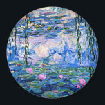 Imán Water Lilies, 1919, de Claude Monet,<br><div class="desc">La famosa pintura de Claude Monet Water Lilies,  1919. Vea también colores sólidos coincidentes,  púrpura rosada y azul Monet.</div>