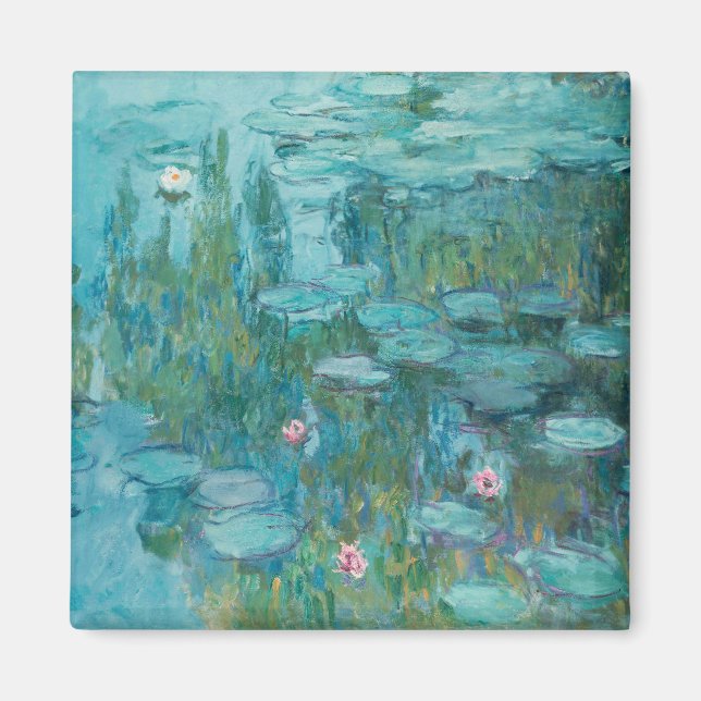Imán Water Lilies (por Claude Monet, 1915) (Frente)
