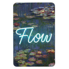 Imán Water Lilies Remix – Neon “FLOW” Wall Art & Gifts