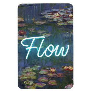 Imán Water Lilies Remix – Neon “FLOW” Wall Art & Gifts