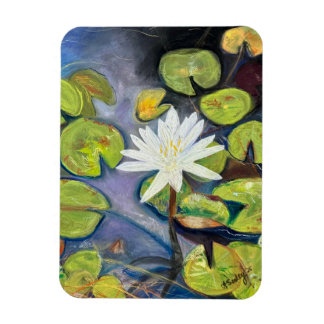Imán Water Lily in Bloom Magnet