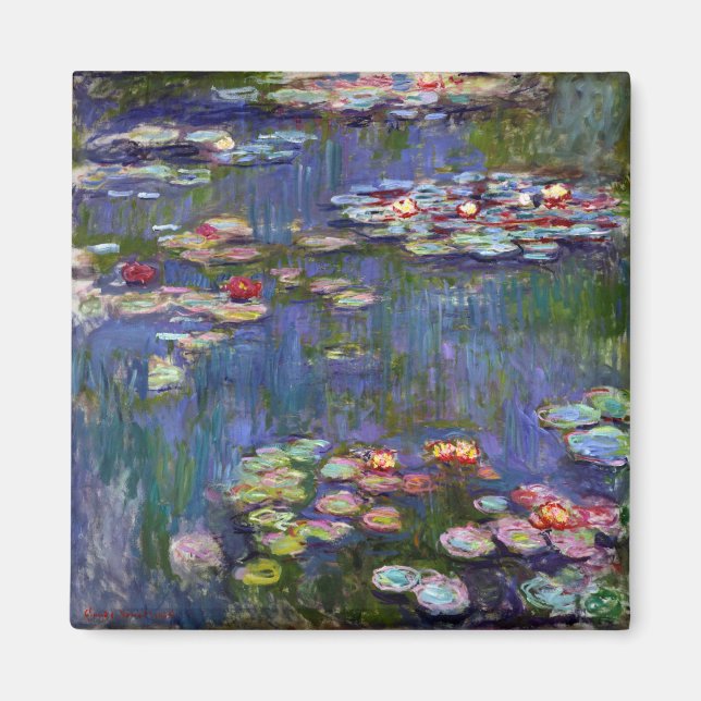 Imán Water Lily Pond, Monet (Frente)