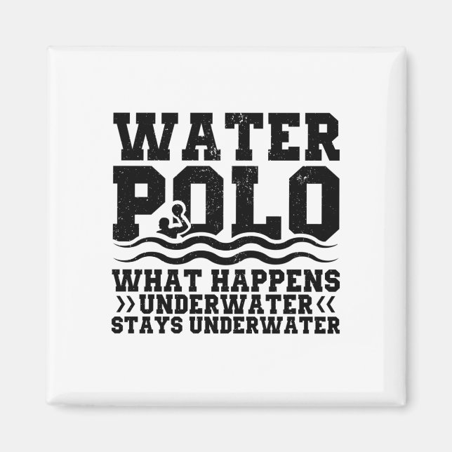 Imán Water Polo Team | Sports Player Trainer Gifts (Frente)