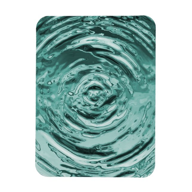 Imán Water Ripple Teal (Vertical)