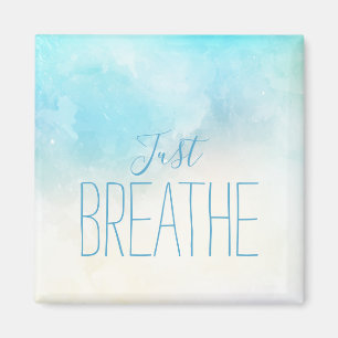 Imán Watercolor Artsy Beach respira