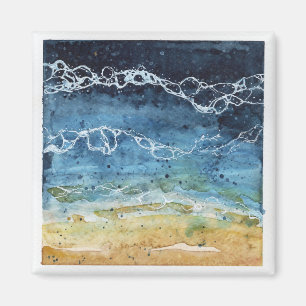 Imán Watercolor Beach Magnet