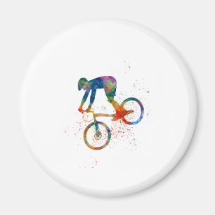 Imán Watercolor bmx bike