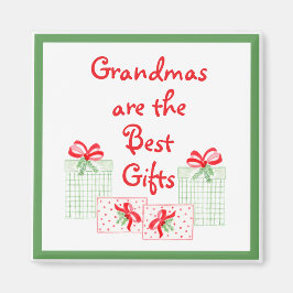 Imán Watercolor Holiday PERSONALIZAR Abuela