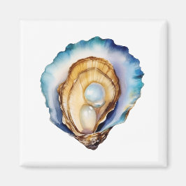 Imán Watercolor Oyster Shell