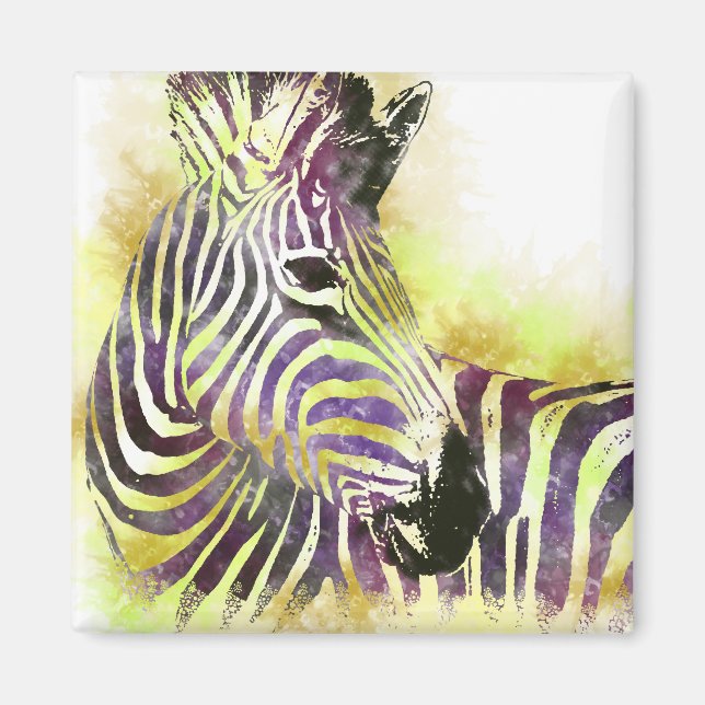 Imán Watercolor Zeba (Frente)