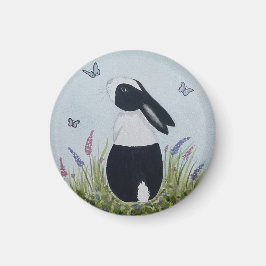 Imán Watercolour Dutch Bunny Rabbit