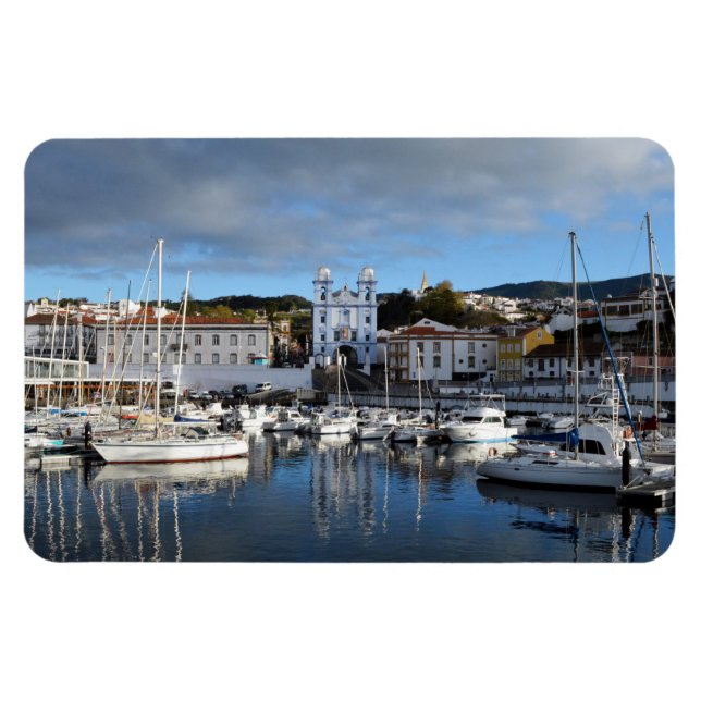 Imán Waterfront: Angra do Heroismo, Terceira, Azores (Horizontal)