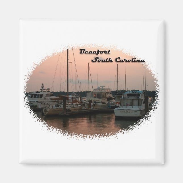 Imán Waterfront, Beaufort, SC (Frente)