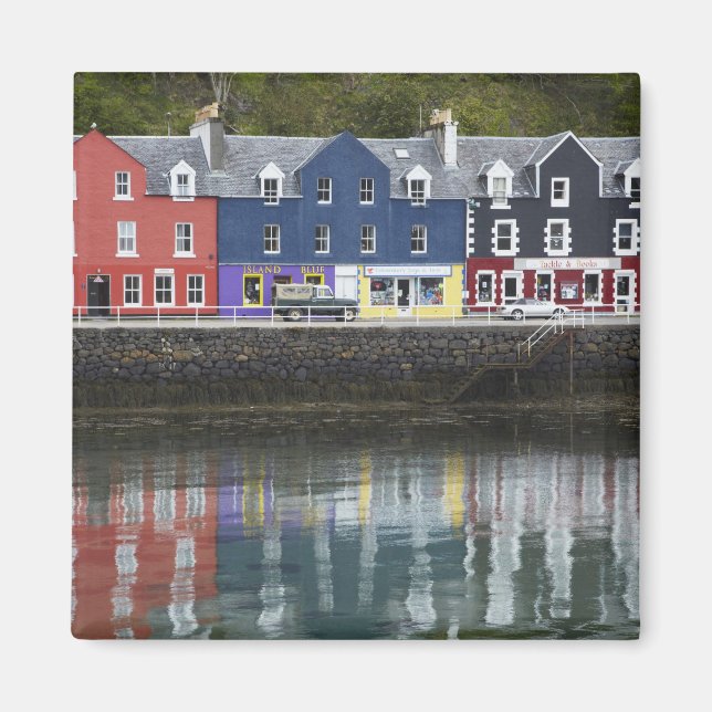 Imán Waterfront, Tobermory, Isla de Mull, Escocia, (Frente)