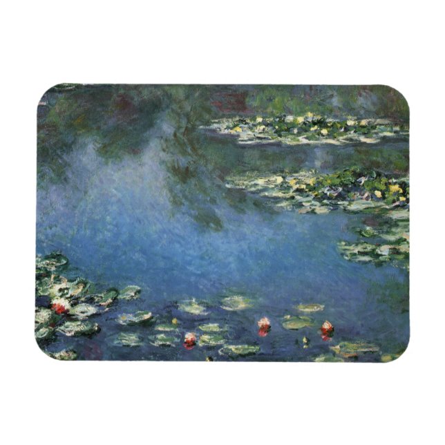 Imán Waterlilies por Claude Monet, Flores de época (Horizontal)